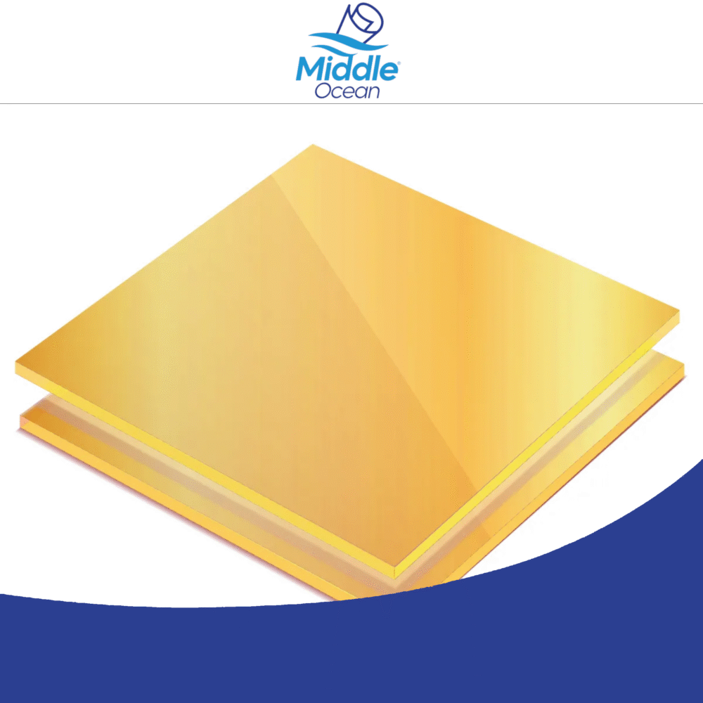 Gold mirror Acrylic Sheet
